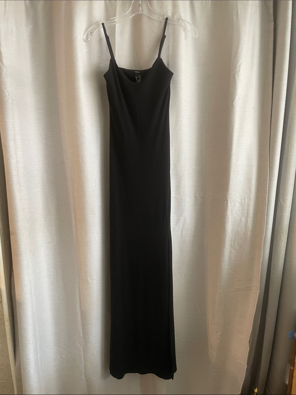 FOREVER 121 Classic Black Slip Maxi Dress - Women